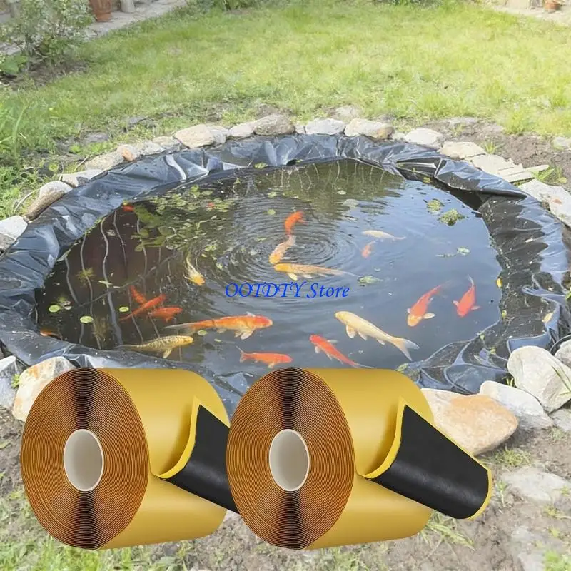 367A Waterproof Pond Liner Seam Tape Double Sided Butyl Adhesive Tape For Connecting Pond Liners And Repairing Outdoor