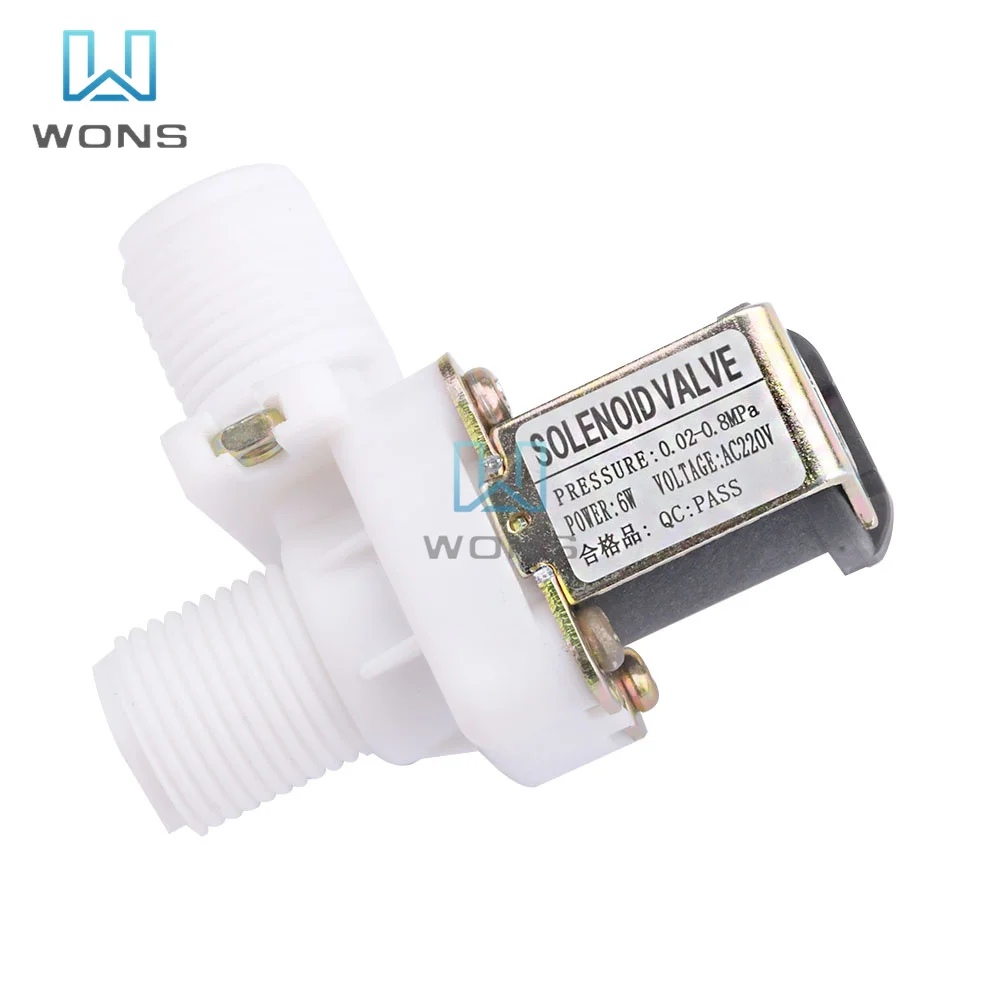 

1/2" Plastic Solenoid Valve 12V 24V 110V 220V Magnetic Washing Machine Dispenser Drinking Water Pneumatic Pressure Controll