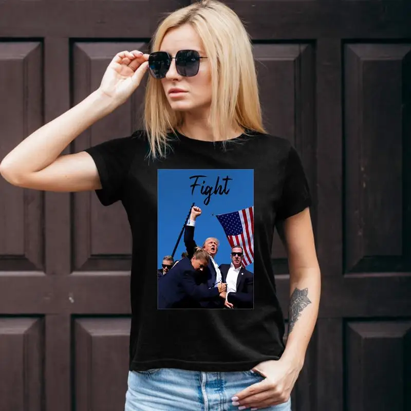 Support President T Shirt Brave President Shirt Fight Take America Back Tops Comfortable Brave President Shirt President The