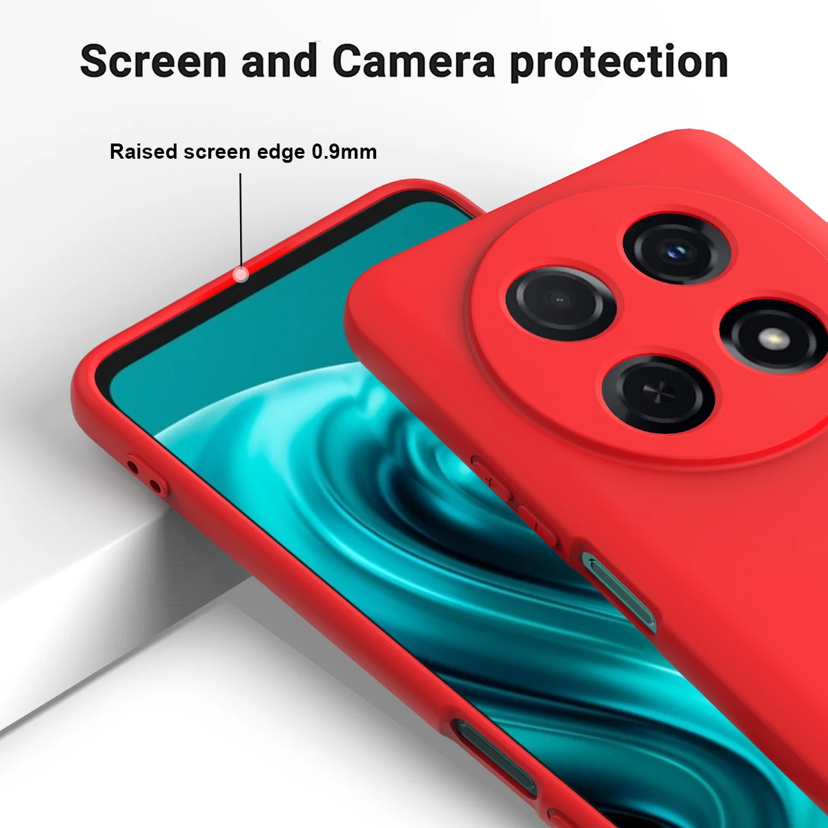 Lanyard Silicone Case For Huawei Nova 13i Skin-feel Ultra-thin Soft Anti-fall Cover For Huawei Nova 13i Shockproof Bumper Funda