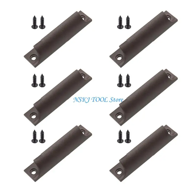 L8RC 6pcs Modern Cabinet Handle 3 Inch Metal Bar Pulls Corrosion Resistant Handles Simple for Kitchen & Bathroom Drawers