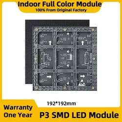 P3 Full Color LED Digital Signage HUB75 RGB Pixel Display LED Display Module Indoor LED Video Wall Large Screen 192*192mm