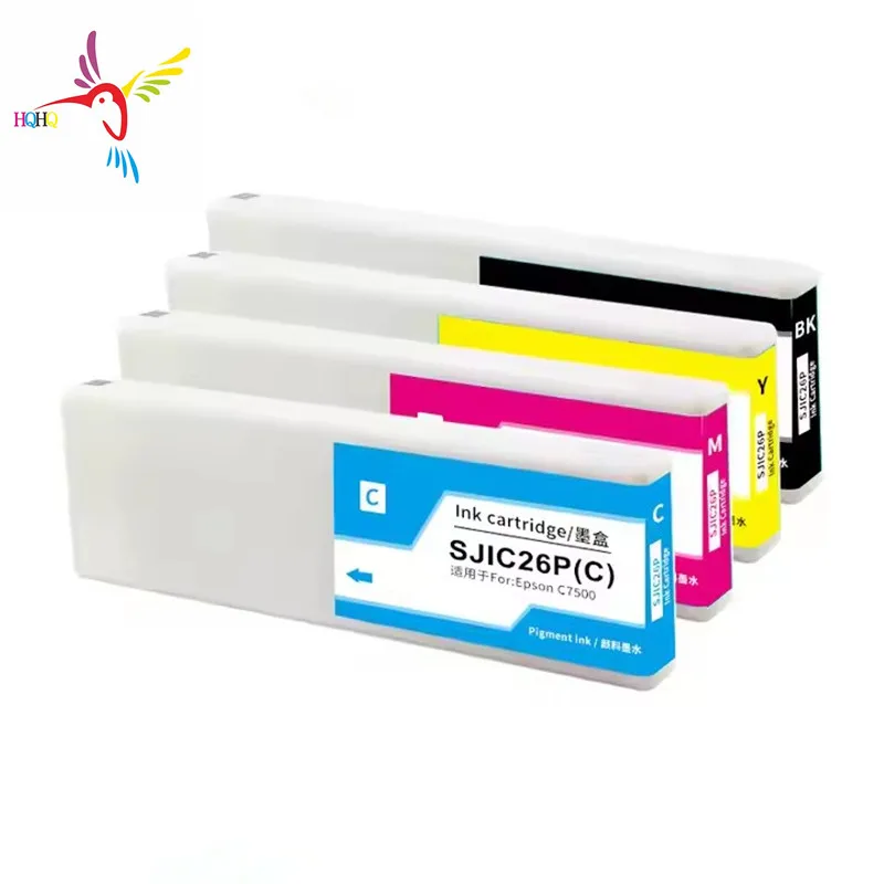 SJIC26P ink cartridge for-color ink cartridge for Epson TM-C7500 printers