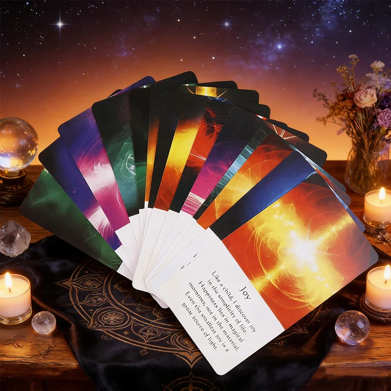 

Witchy Oracle Tarot Deck 54 Cards​ Divine Guidance, English Edition Mystical Art, Perfect for Beginners as a Magical Collectible