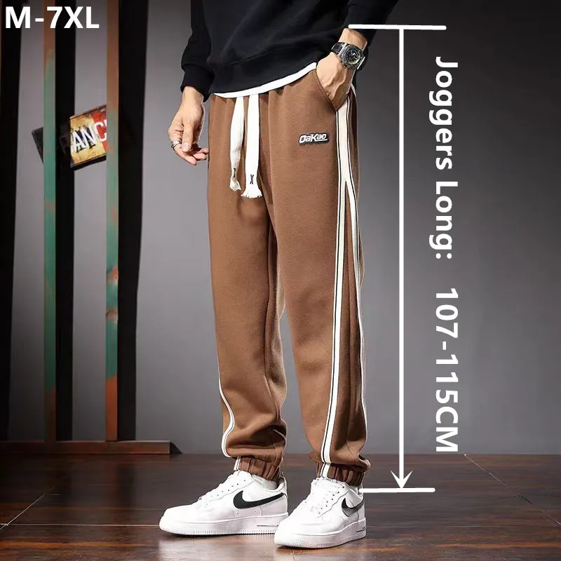 

190CM Tall Men Jogger Pants Loose Extra Long Legs 7XL 6XL Plus Size 5XL 4XL Male Students Sports Sweatpants Male Track Trousers