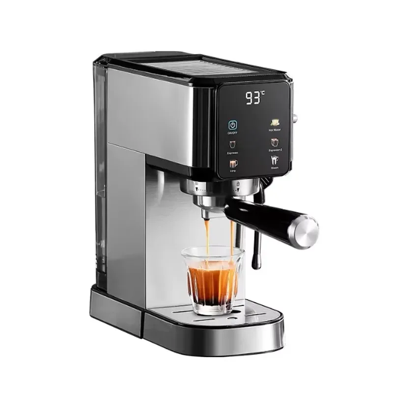 STLF Cross-border foreign trade Italian semi-automatic espresso machine stainless steel shell steam function heating