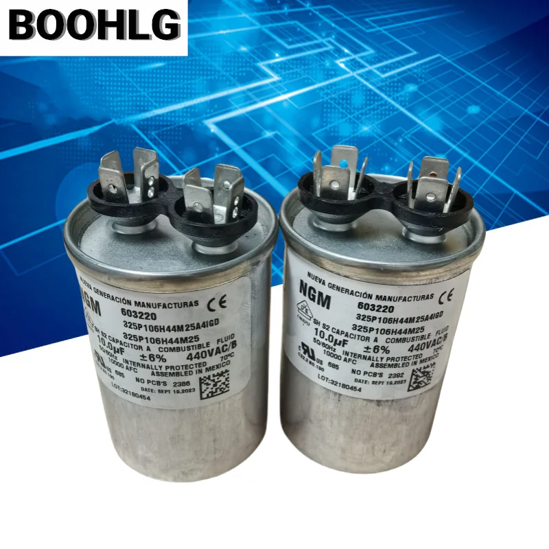 

1PCS NGM CSC 325P106H44M27A4XMC 10uF 440VAC Start capacitor