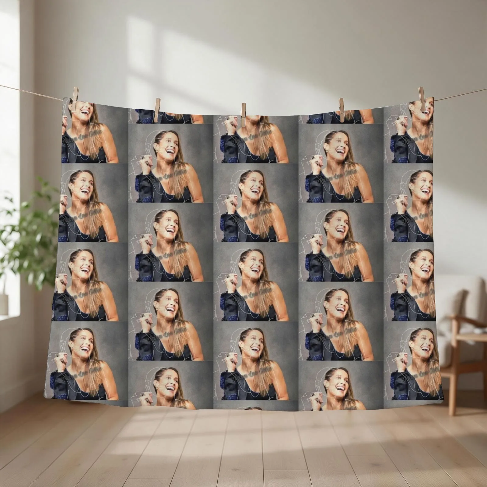 Jaina Lee Ortiz Station 19 Throw Blanket couch cozy soft plush fuzzy picnic outdoor blanket