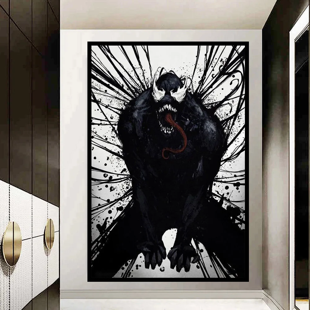 Disney Classic Canvas Painting Marvel Venom Let There Be Carnage Movie Posters and Prints Wall Art Pictures for Room Home Decor