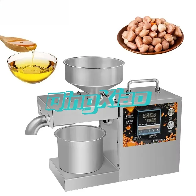 

Household Kitchen Mini Oil Press Machine Pumpkin Sunflower Nut Peanut Sesame Almond Walnut Seed Oil Extractor Affordable Press