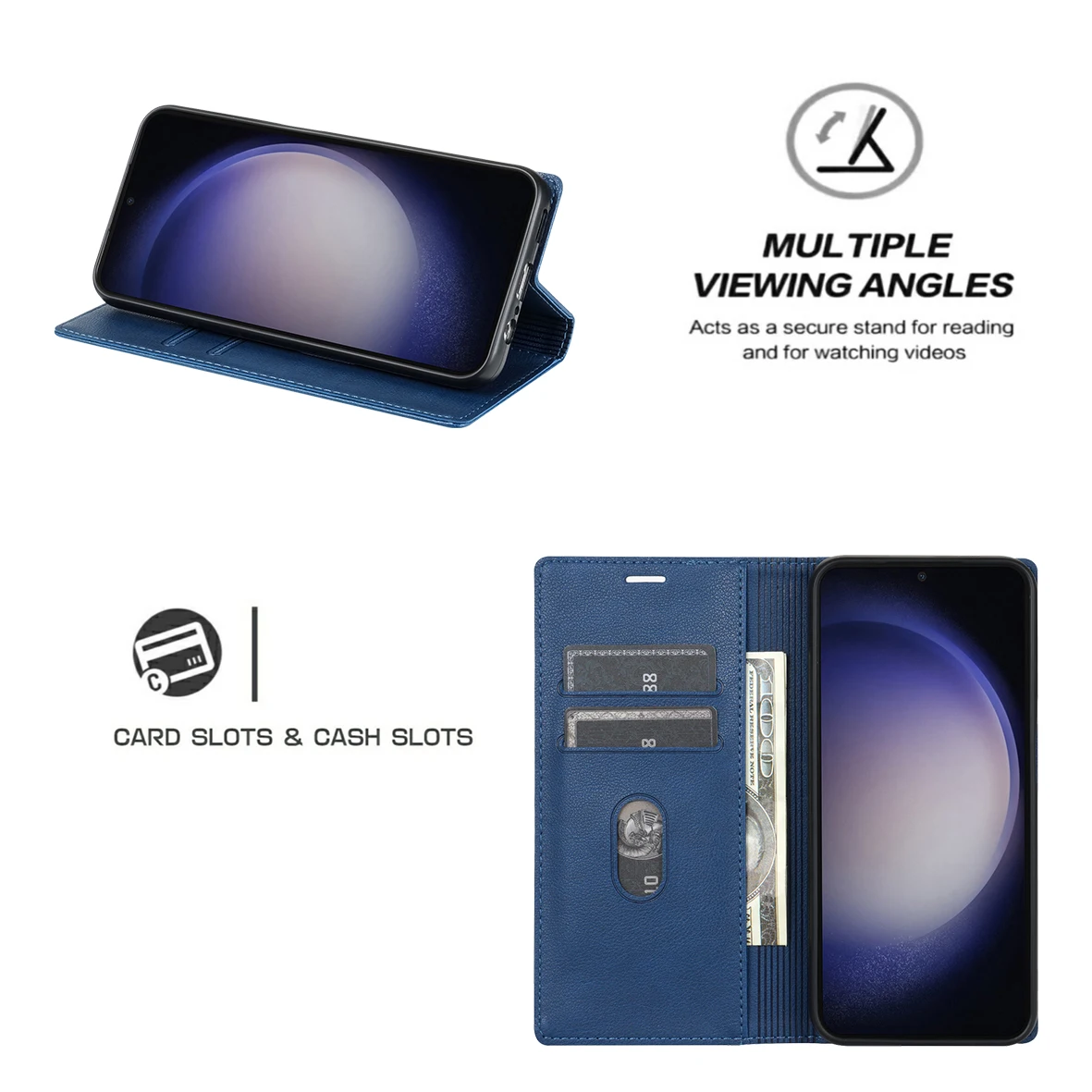 Ultra-thin Leather Case For Google Pixel 10 9 8 7 6 Pro XL 8A 7A 6A 9A 8Pro 7Pro 5G Magnetic Flip Book Card Holder Wallet Cover