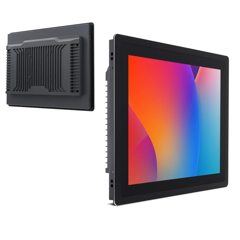 

Ip65 Waterproof FHD 21.5 Inch Embedded True Flat Display Indoor Digital Signage Touch Screen Dc 12v 24v Industrial Pc Panel
