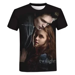 Popular Movie The Twilight Saga 3D Print Tshirt Men Women Fashion Oversized Streetwear Casual O-Neck Short Sleeve Kids Tees Tops