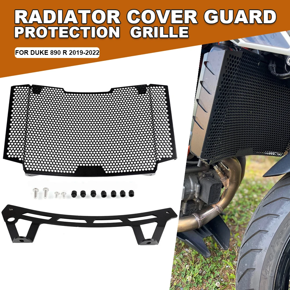 

FOR DUKE 890 R 890R 2019 2020 2021 2022 Motorcycle Accessories Radiator Grill Guard Engine Cooler Cover Protector 890 DUKE