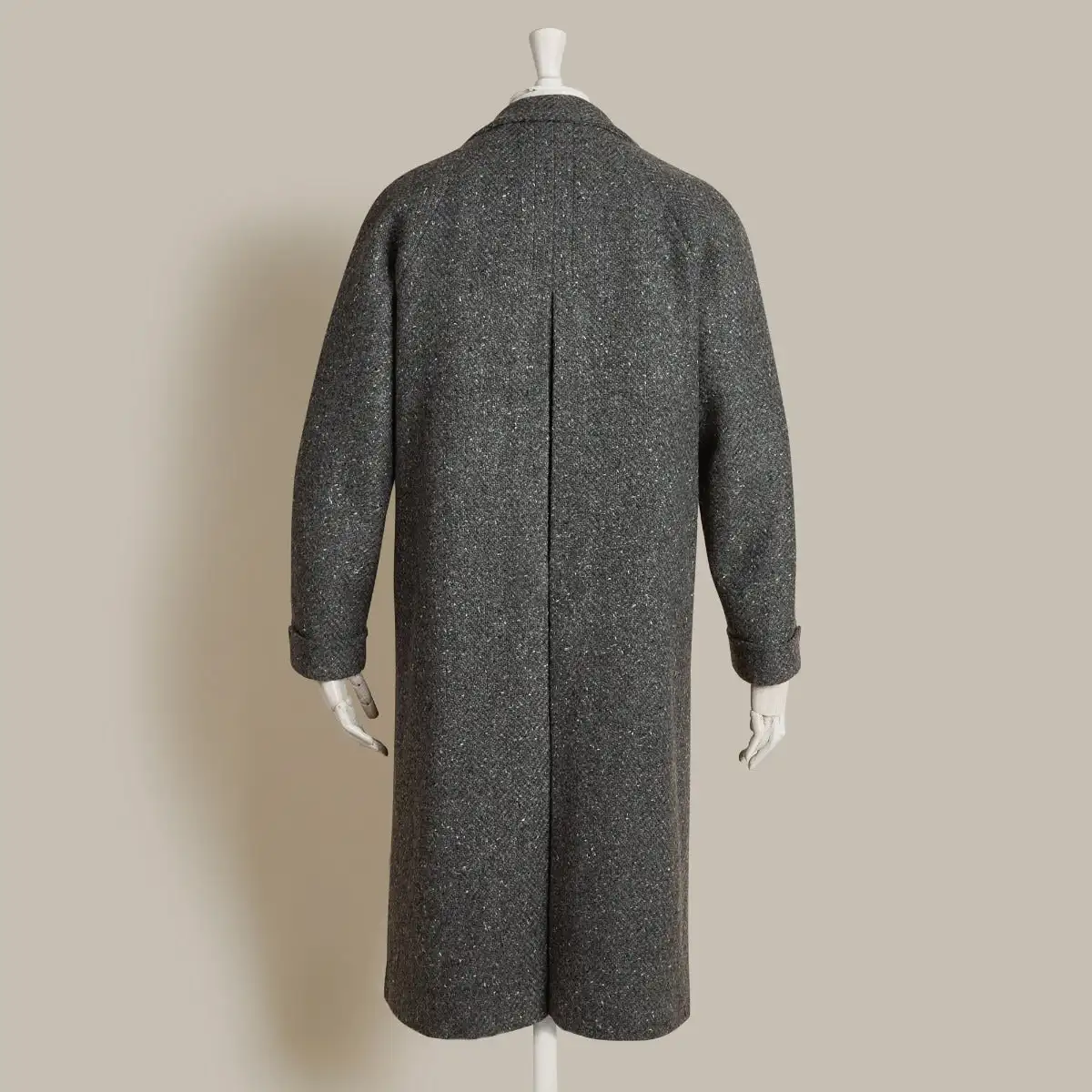 Wool Blend Coat Men Over Jacket Woolen Overcoat Fashion Long Plus Size Warm Formal Business Tailored Costume Wear Customized