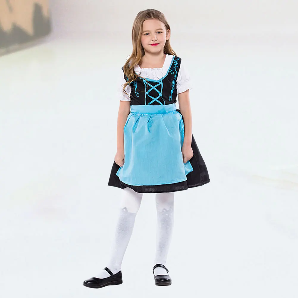 Kids Bier Rollenspel Kostuum Xl Blauw Zwart Duurzaam Comfortabel Halloween Carnaval Stage Performance Kleding Cosplay Kostuum