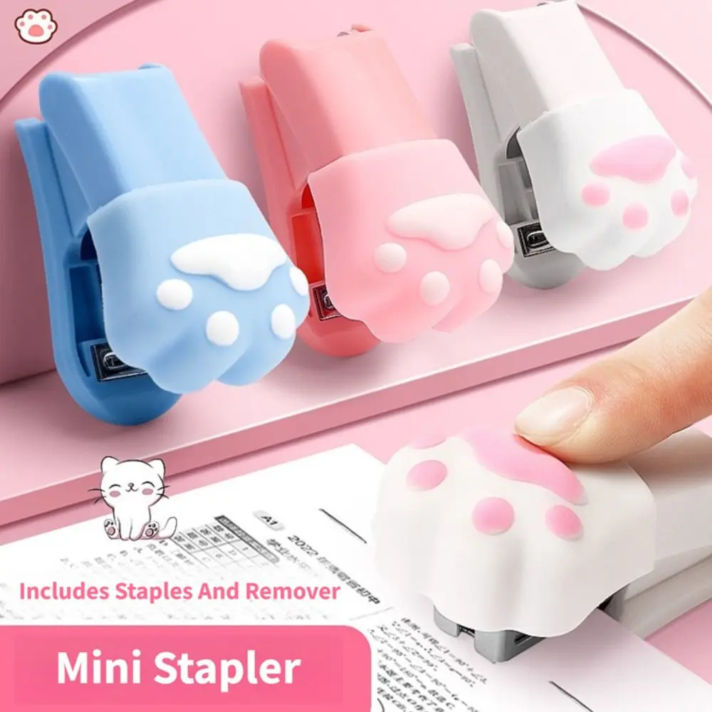 

Capybara/Panda Stapler Use 24/6 26/6 Staples Mini Portable Manual Stapling Machine Labor-saving Portable Manual Binding Tool