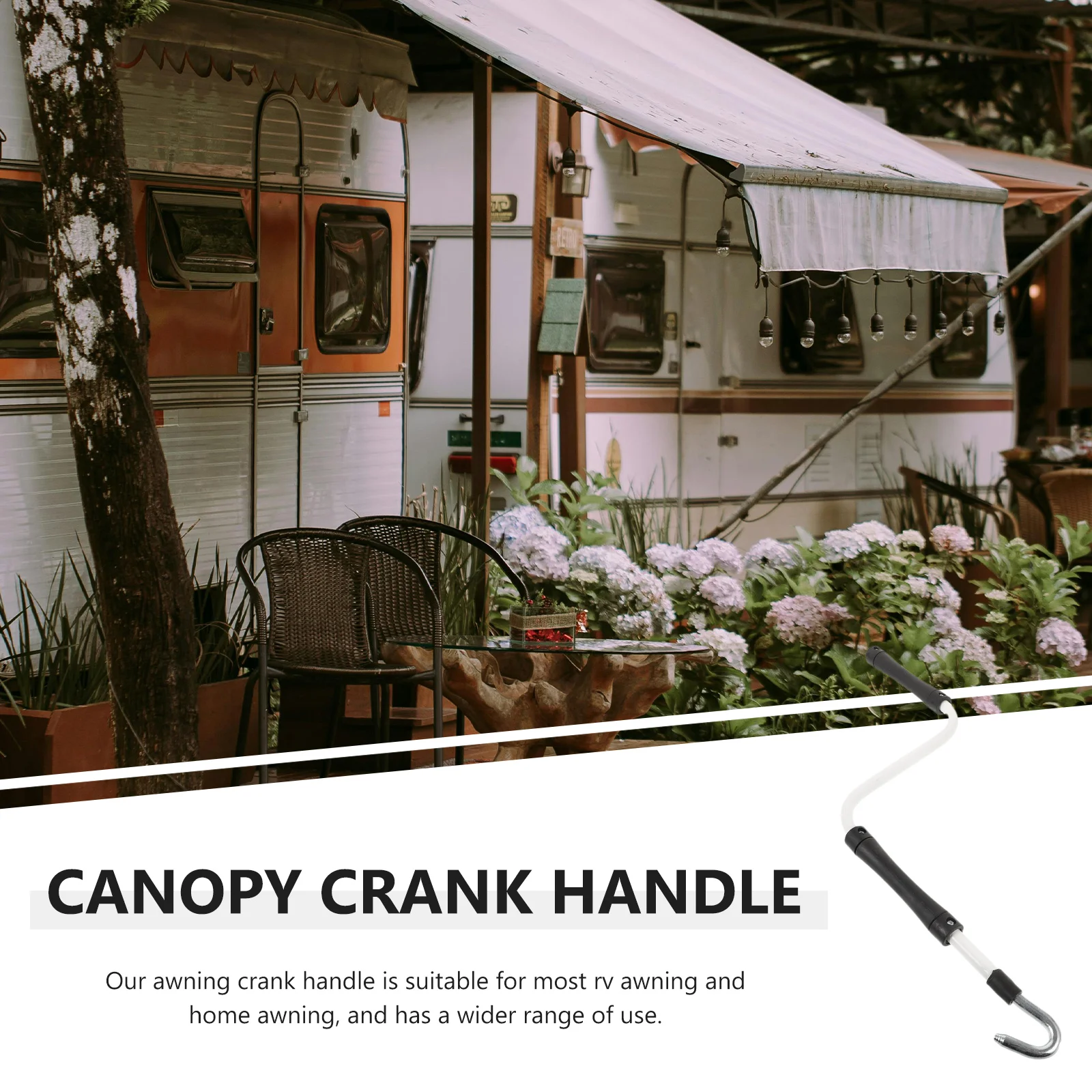 Awning Rotation Shaft Manual Crank Handle Blinds for Roller Shutter Gear Metal Phone Holder Bike