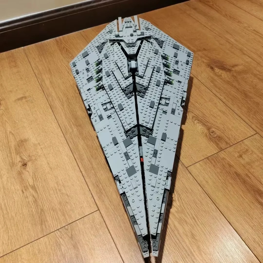 1457 pçs destroyer espaço compatível com 75190 estrelaship lutador modelo conjunto blocos de construção brinquedo diy presentes aniversário do miúdo