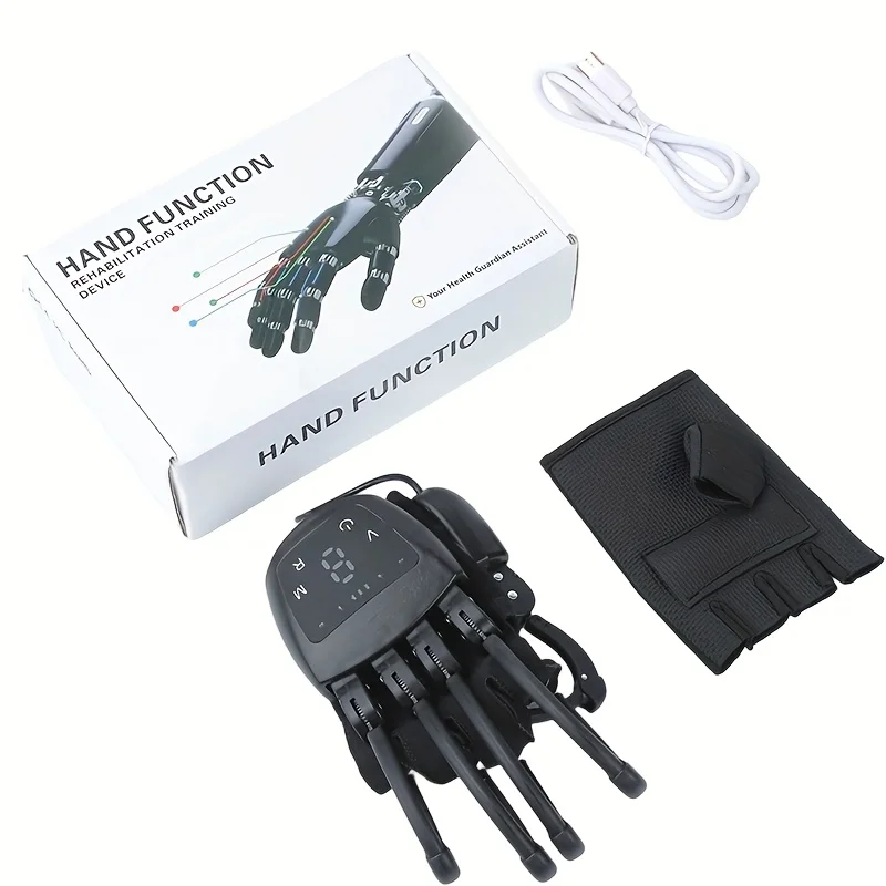 تدريب قوة المحرك الكهربائي USB كفاءة متعددة أوضاع ذكية قفازات روبوتية لإعادة تأهيل الهيكل الخارجي