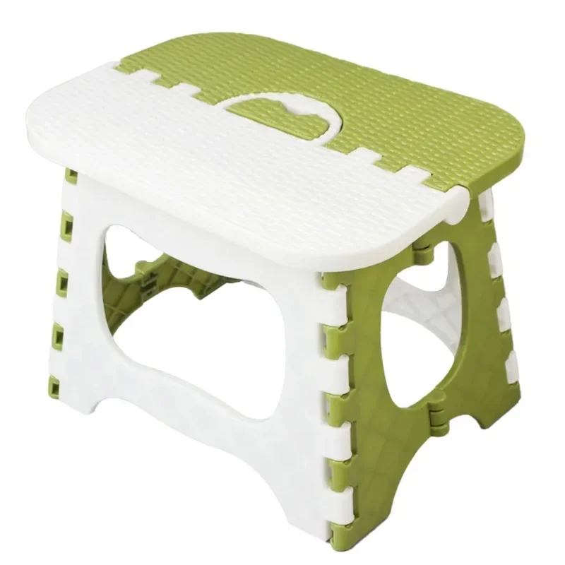 Plastic Folding Small Stool Portable Thickened Household Space-saving Outdoor Fishing Bench Horse Chair Lightweight Shrink