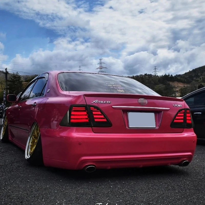 For Crown 2003 2009 S180 Auto Parts Tail Light Rear Lamp Full LED Stop Lamp Reverse Back Lamp Rear Light LED Taillights