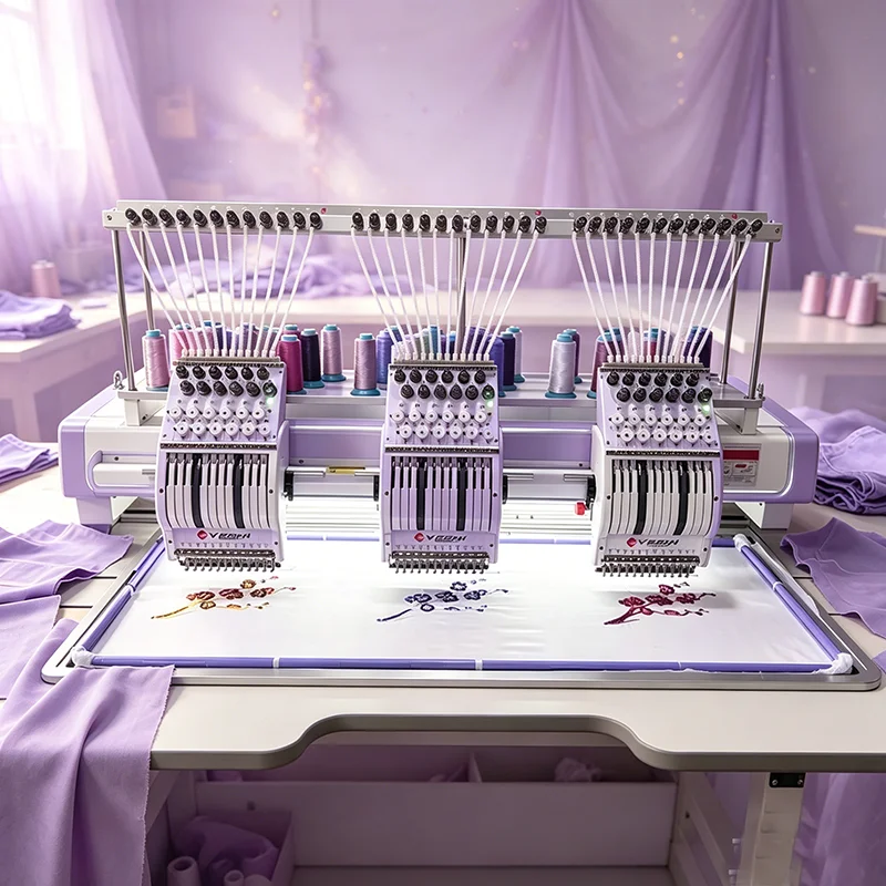 Portable Mini Computerized Embroidery Machine for Home DIY T-Shirt Hat Logo Stitching