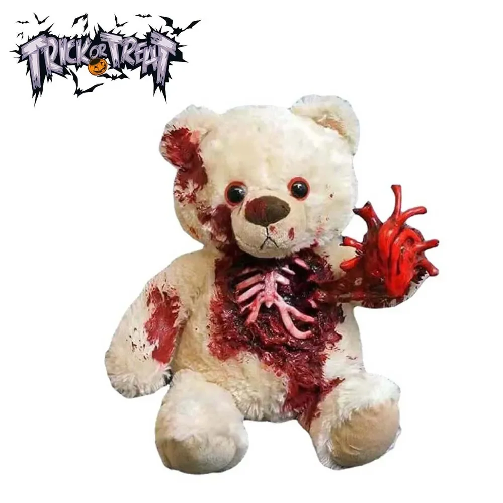 

Halloween Bloody Bear Bloody Atmosphere Terrifying Living Room Horror Festival Yard Party Resin Props