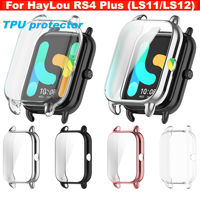 Plating TPU Case For HayLou RS4 Plus (LS11/LS12)  Smart Watch Full Cover Screen protector Smart watches accessories