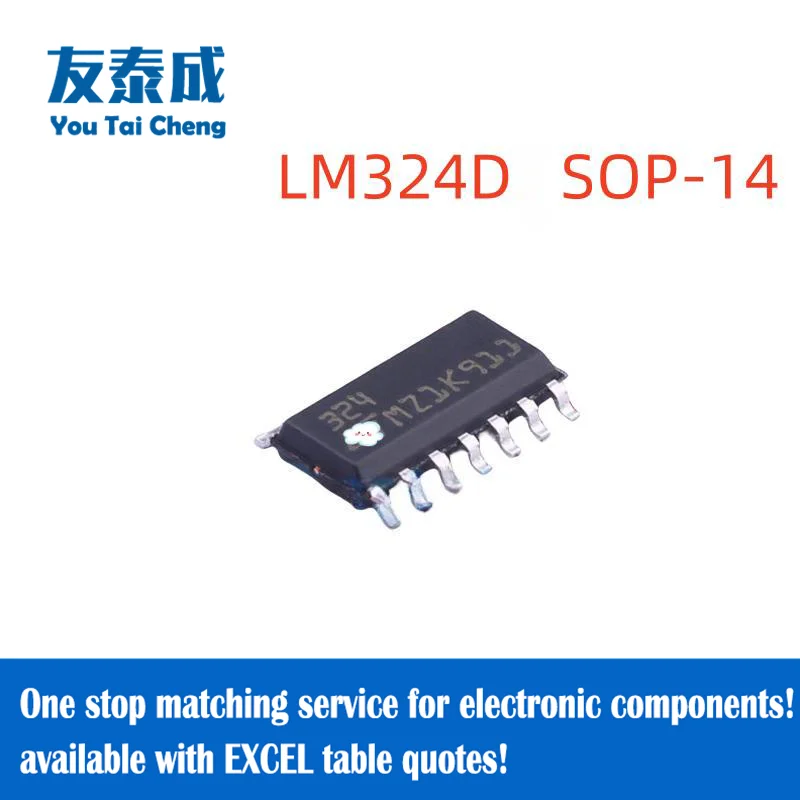10PCS/50PCS Op Amp Chip (IC) LM358 LM258 LM393 LM339 LM324 LM2902 LM2904 NE555 SOP-8 DIP-8 SOP-14 DIP-14