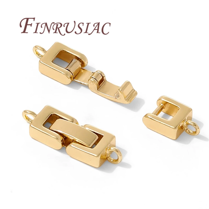 18K vergoldete 1/3-reihige Perlenverschlüsse für Schmuck, modische Halsketten, Armbänder, Verschlüsse, Beschläge, Verbinder, Zubehör, DIY-Ergebnisse – Detail 16