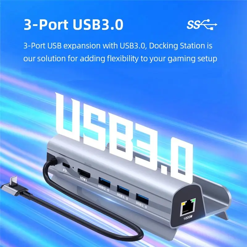 

Док-станция-подставка maiABIY для ТВ с USB-C и Ethernet (RJ45) для консоли Steam Deck