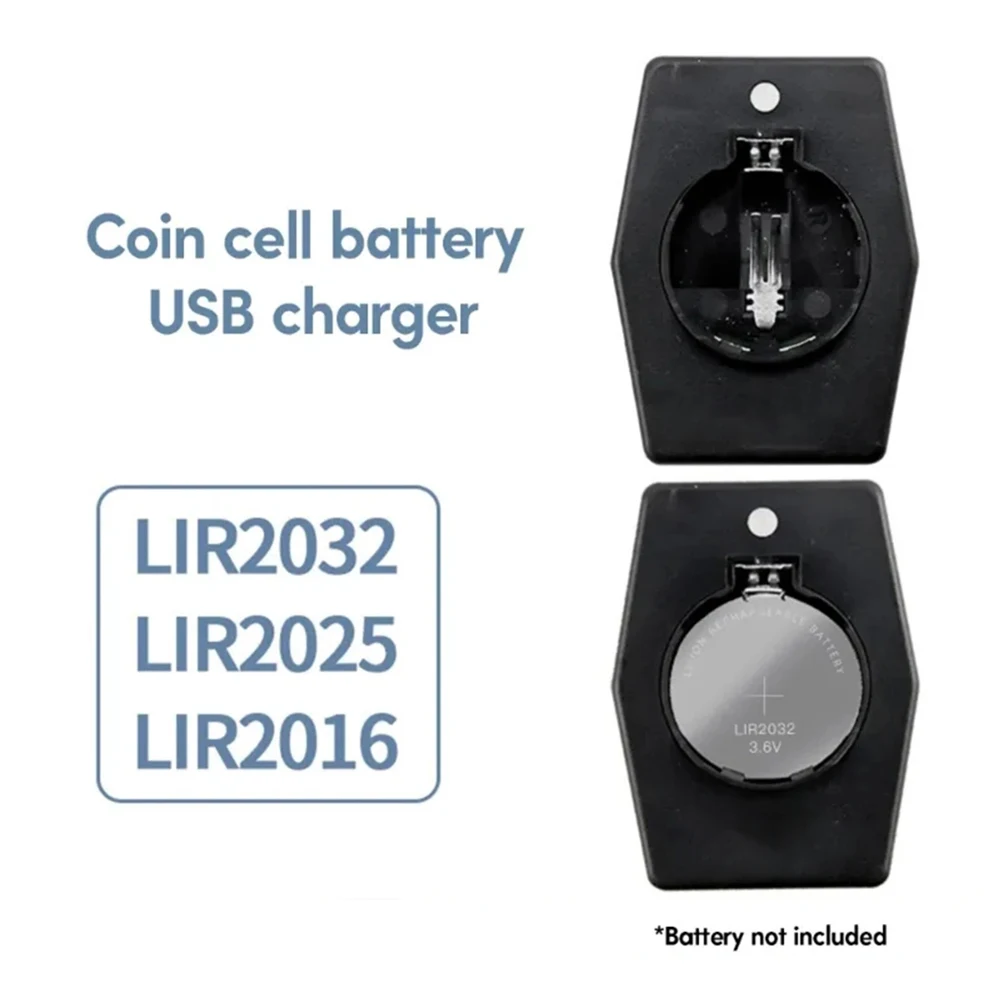 Charger Button Battery Charger Button Battery Charger Red Light Battery Type Strong Compatibility Charging Interface Design