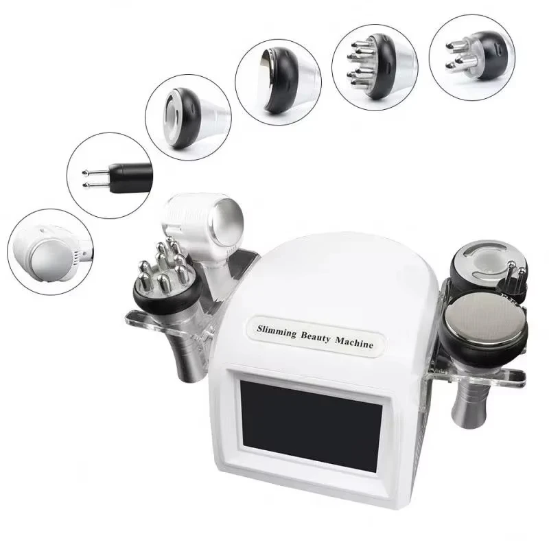 Multifunctional 6-in-1 Weight Loss Beauty Machine 40KHZ Ultrasonic Cavitation Slimming Body Burning Fat Machine Vacuum Therapy