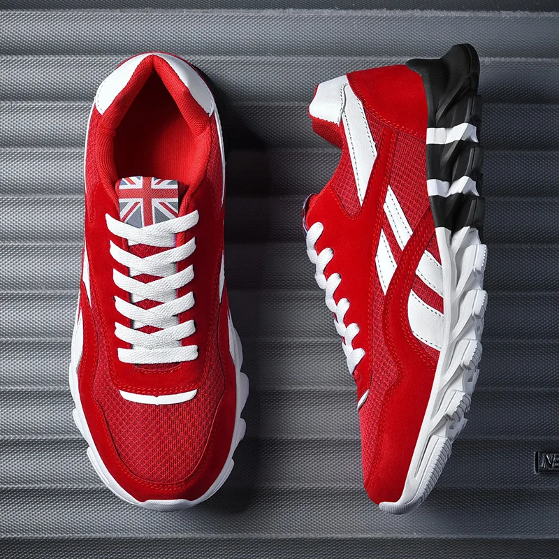 

Brand Trend Size 46 47 48 Men's Wear-resistant Cushioning Thick-soled Fitness Sneakers Outdoor Breathable Running Shoes for Men