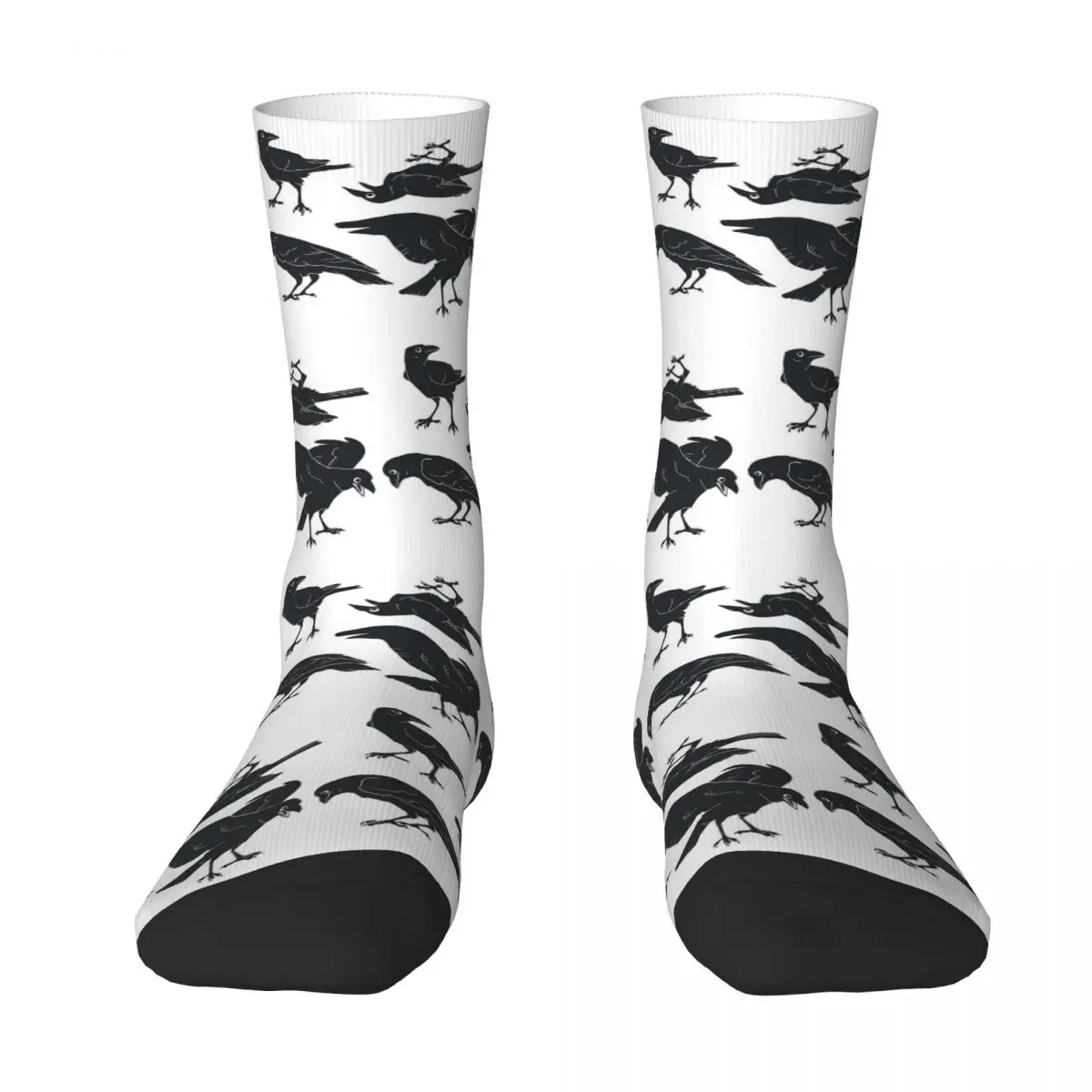 Murder Of Crows Unisex Winter Socks Warm Happy Socks Street Style Crazy Sock