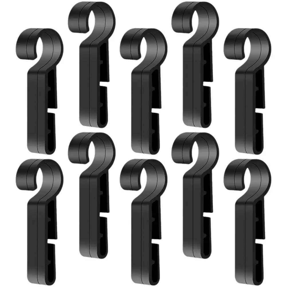 

50Pcs Headlamp Clips Plastic Buckles Hard Hat Light Clip Holder Easy Install Secure Hardhat Flashlight Clip for Work DIY