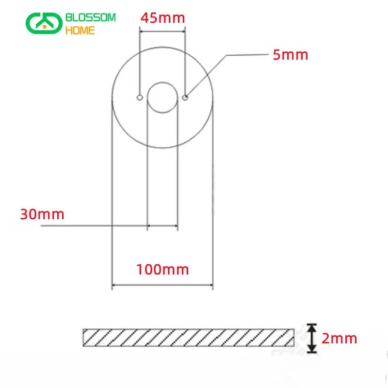 High quality Stainless Steel Scale 360 Degree Scale Small Scale Protractor Stainless Steel Disc 100 # 30 # 2