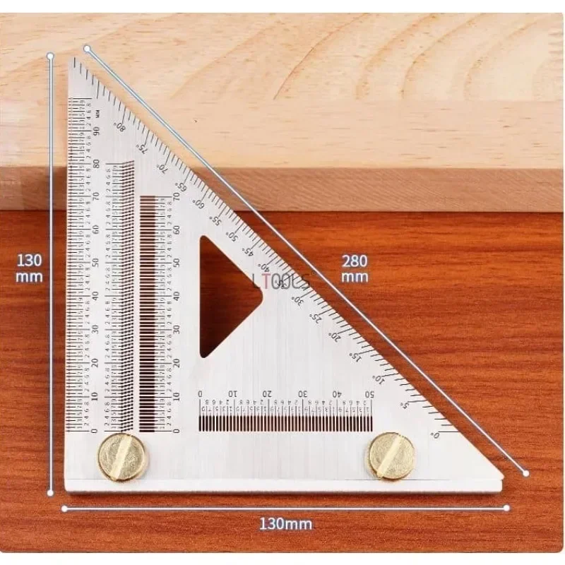 

Многофункциональная измерительная линейка, высокоточный износостойкий материал из нержавеющей стали, прочный, прочный, бытовой инструмент