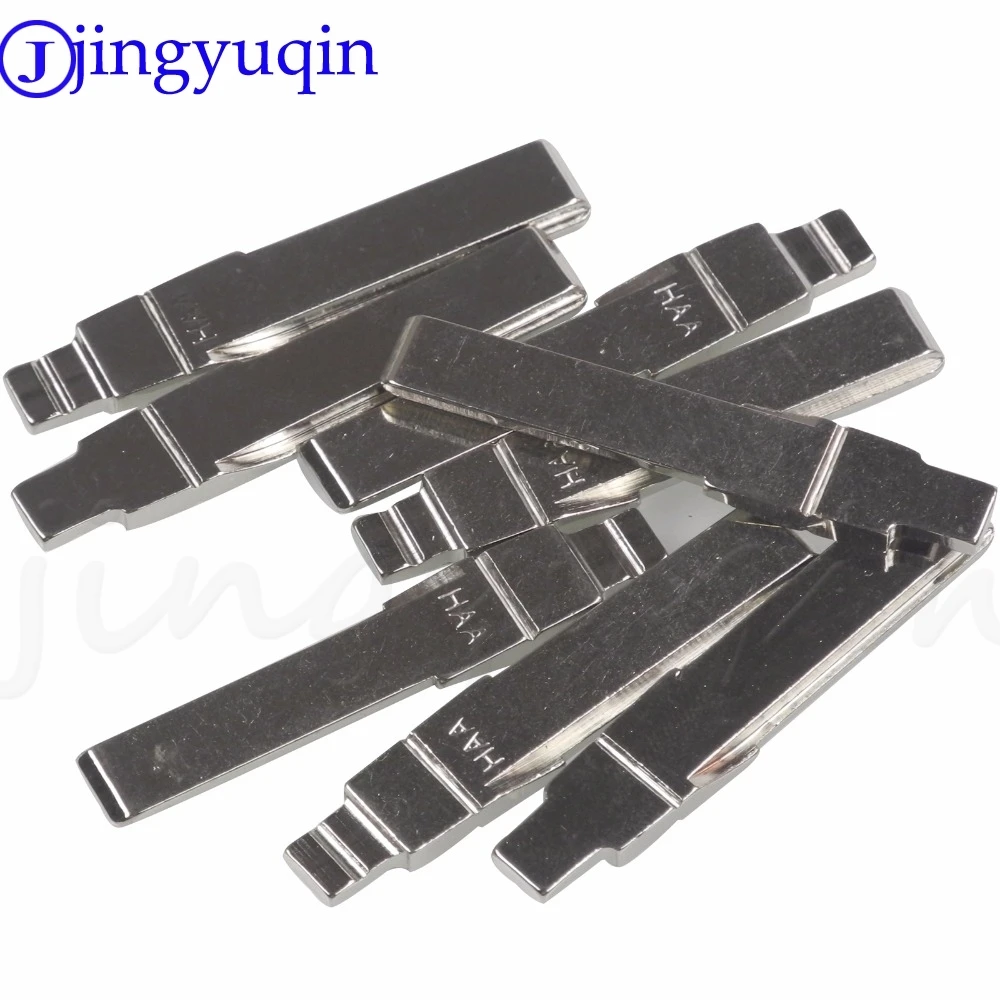 

jingyuqin 10x HAA Flip Remote Car Key Blanks For AUDI For VW PASSAT BORA SEAT SKODA HU66 Key Blade #31