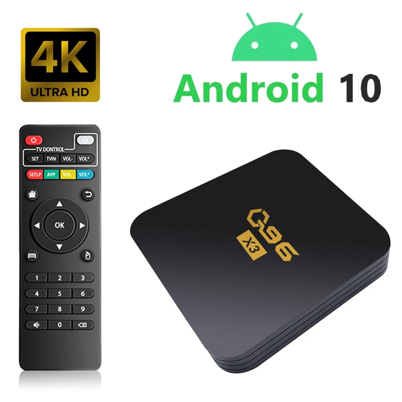 Q96 X3 Android TV box H313 Android box supports 4G WiFi HD 4K video set-top box decoding and playback tv box