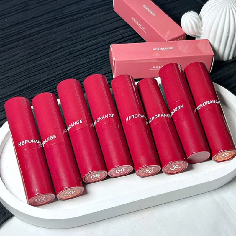 ملمع شفاه غير منتقلي مقاوم للماء يدوم طويلاً، لمسة نهائية مرآة عالية اللمعان، بقع شفاه مرطبة مخملية، مظهر نباتي طبيعي