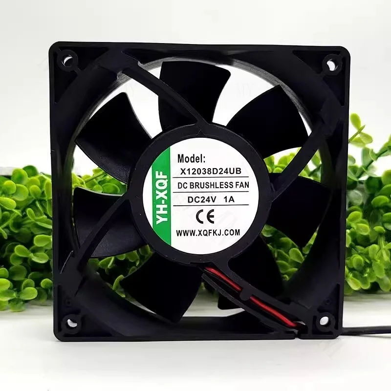 TT  YH-XQF X12038D24UB 12038 DC24V 1A 12CM 2-wire large airflow inverter fan