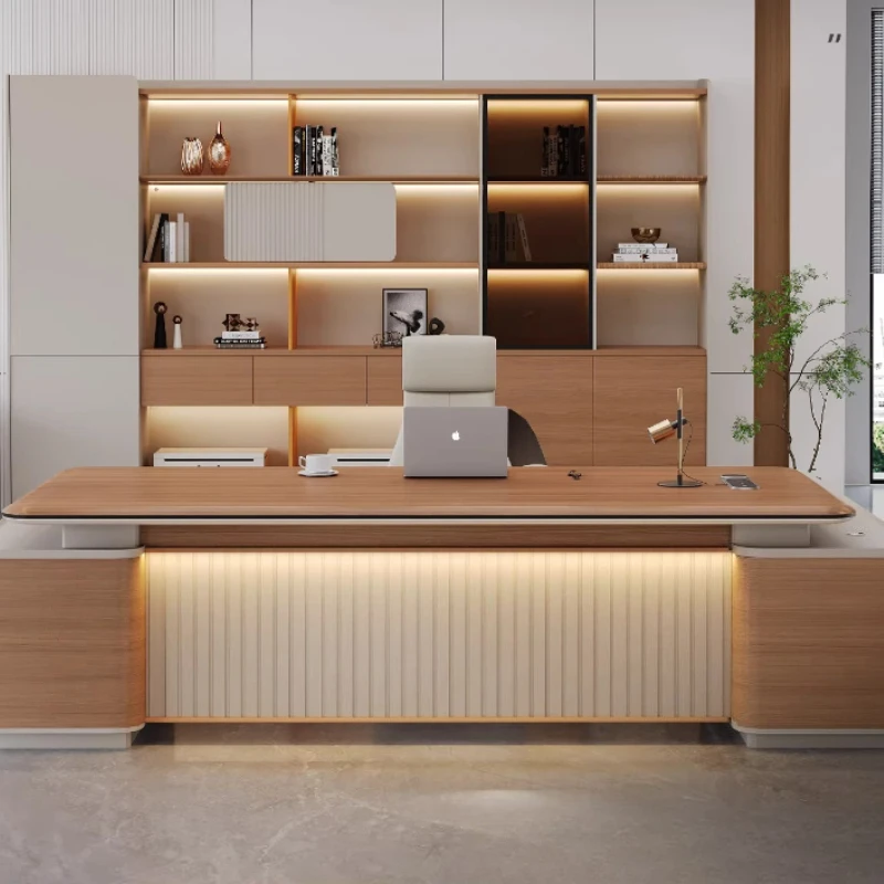 General Manager and Chairman of Light Luxury and Advanced Sense office table Room desks computer desks workstations