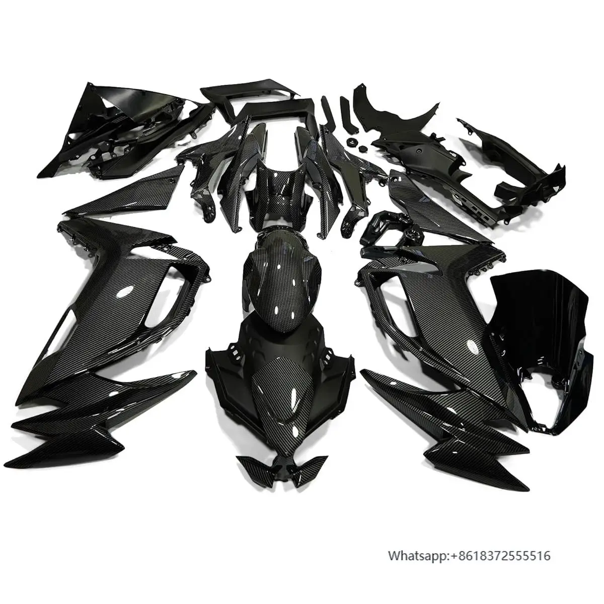 

daMotorcycle Fairing for Ninja 650 2020-2024 EX650 Motorcycle 100% Real Carbon Fiber Body Kit