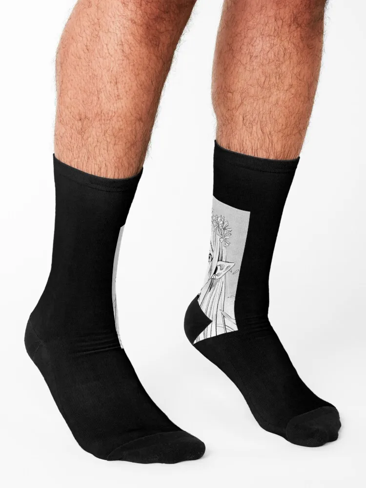 Sousou no Frieren Socks Crossfit warm winter gym Thermal man winter Socks Women's Men's