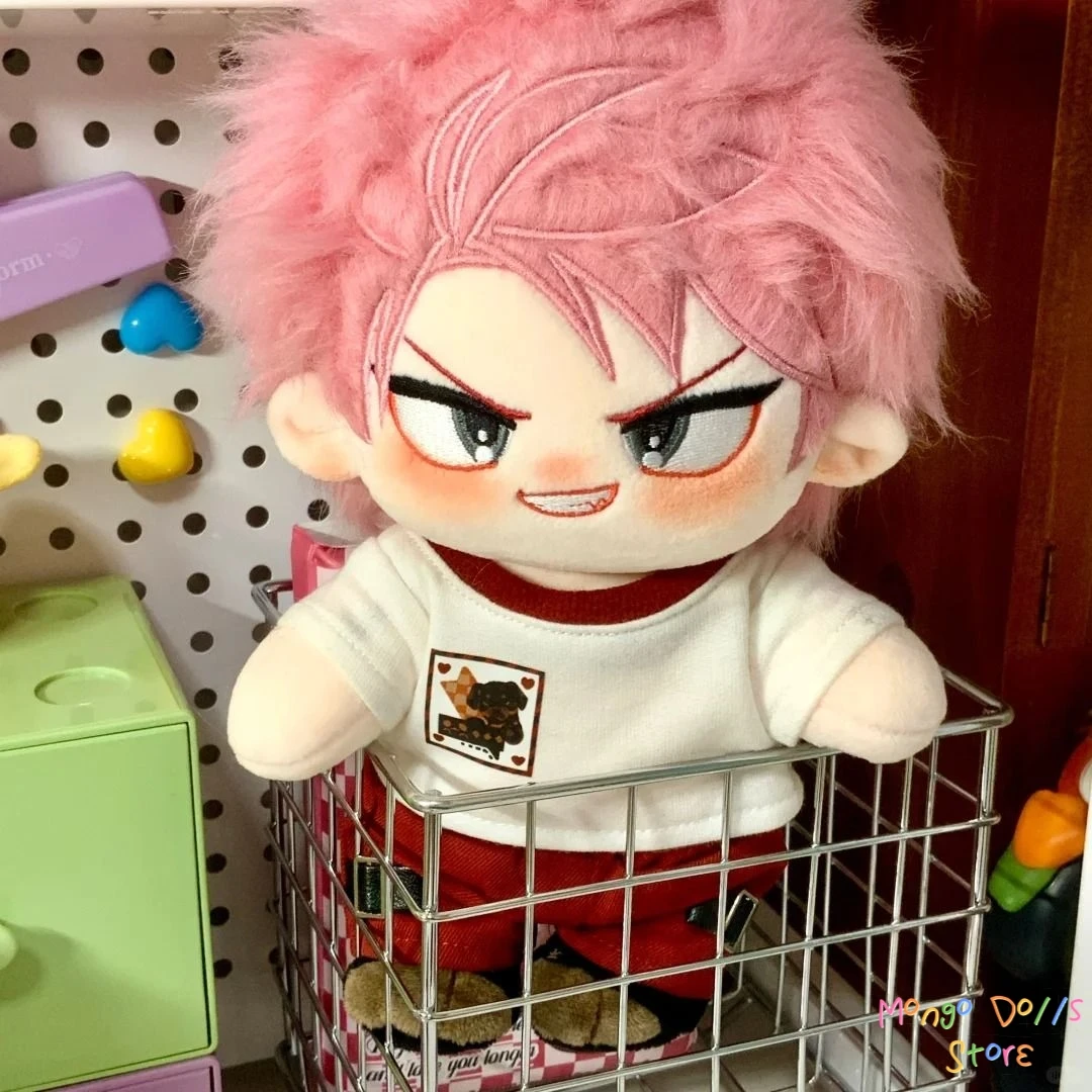 박제 20CM 엔드 Natsu Dragneel 애니메이션 피규어 봉제 인형 장난감 잘 생긴 소년 사랑스러운 플러시 인형 어린이를위한 선물