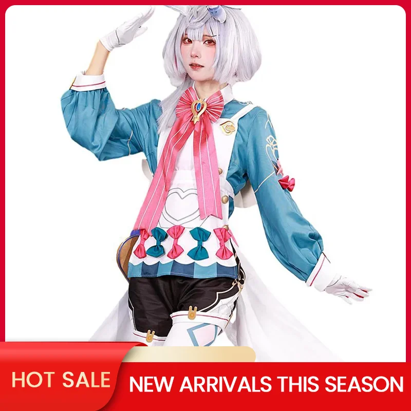 

Sigewinne Costume Game Genshin Impact Anime Cosplay Wig Outfit Accessories Halloween Christmas Party Uniform Women Girls