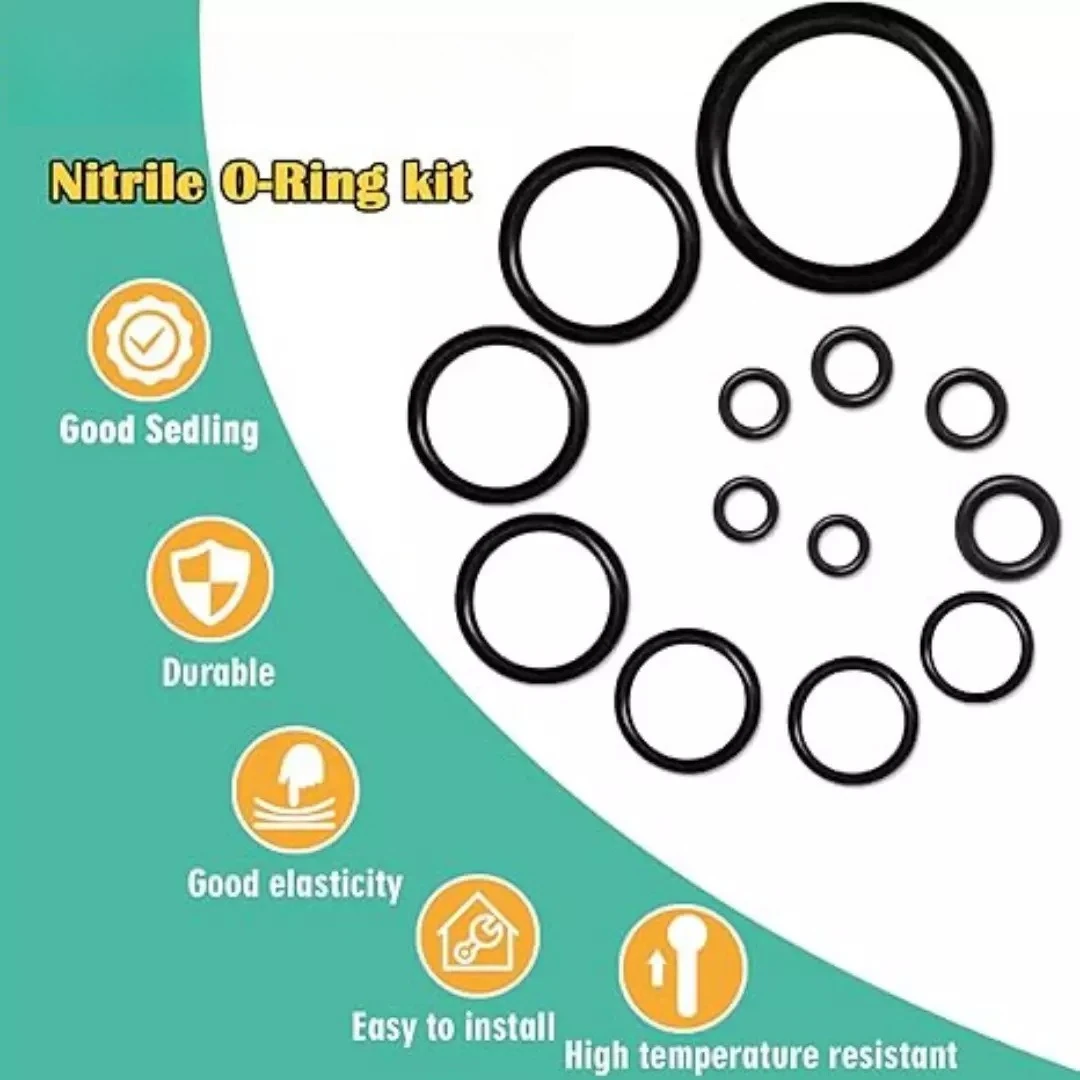Black Nitrile Rubber (NBR) 1020 Piece Box Set O-ring 20 Specification Repair Box Fluororubber Box Sealing Ring Set