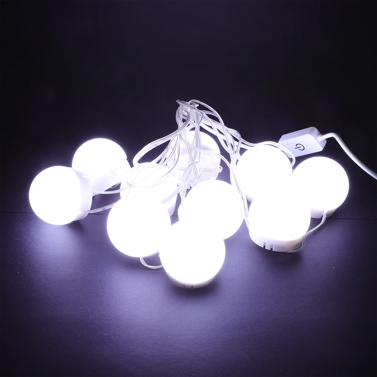 

LED Vanity Mirror Lights Strip Dimmable Makeup Front Light Bulb Touch Dimmer Brightness Control for Bathroom Vanity Table Living